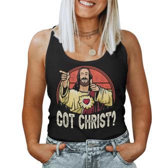 Got Buddy A Christ Christmas Cool Jesus Religious Christian Women Tank Top - Thegiftio UK