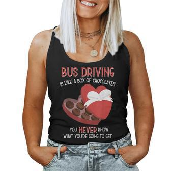 Bus Driver School Teacher T Valentine S Day Women Tank Top - Monsterry