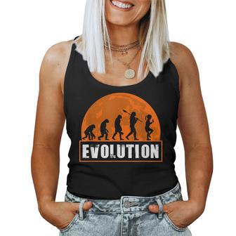 Butterfly Watching Human Evolution Women Tank Top - Monsterry