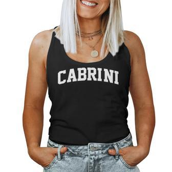 Cabrini Vintage Arch University Retro For Women Women Tank Top - Seseable