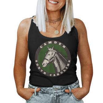 Camden South Carolina Y'all Sc Horse Racing Splechase Women Tank Top - Monsterry DE