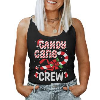 Candy Cane Crew Christmas Holiday Women Women Tank Top | Mazezy CA