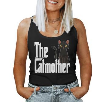 Cat Mother The Catmother Crazy Cat Mom Mama Women Tank Top - Seseable