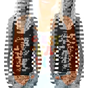 C'est La Vie Groovy French Sayings France Positive Vibes Women Tank Top - Thegiftio