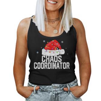 Chaos Coordinator Christmas Family Matching Group Xmas Women Tank Top - Monsterry AU