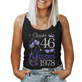 Chapter 46 Est 1978 46 Years Old 46Th Birthday Queen Women Tank Top - Seseable