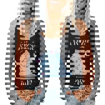 Chat Chaton Drole Fille Je Fais Ce Que Jeeux Women Tank Top - Cadeauxyz