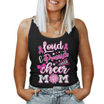 Cheer Mom Pink Month Loud & Proud Cheerleading Women Tank Top - Monsterry