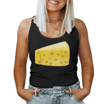 Cheese Wedge Costume Matching Pair With Wine Costume Women Tank Top - Monsterry AU