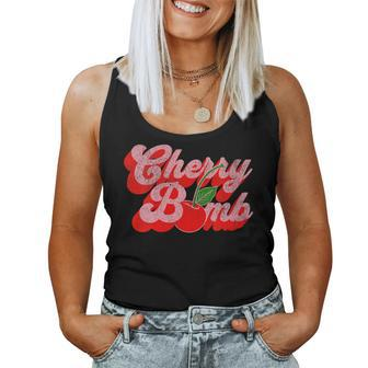 Cherry Bomb Retro 70S Vintage Style Cute Women Tank Top - Monsterry CA