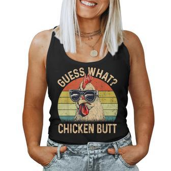Chicken Guess What Chicken Butt Women Tank Top - Seseable