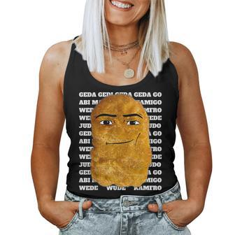 Chicken Nugget Meme Women Tank Top - Monsterry CA