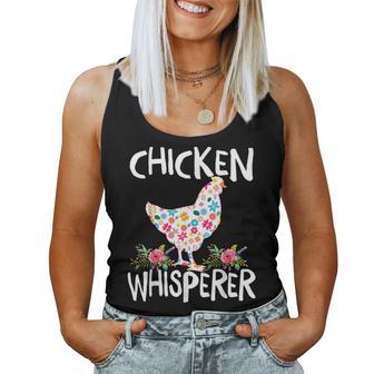 Chicken Whisperer Chicken For Farmer Women Women Tank Top - Thegiftio UK