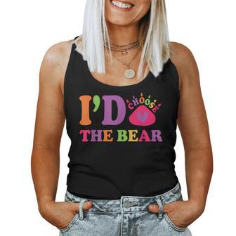 I Choose The Bear Every Time 2024 Trending Women Women Tank Top - Monsterry