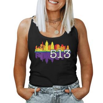 Cincinnati Ohio Lgbt Gay Pride 513 Rainbow Women Women Tank Top - Monsterry
