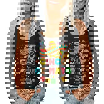 Cinco De Mayo Fiesta Mexicaine 5 De Mayo Fiesta Squad Drôle Women Tank Top - Cadeauxyz
