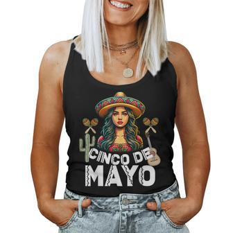 Cinco De Mayo Girl Mexican Fiesta 5 De Mayo For Girl Women Tank Top - Thegiftio UK
