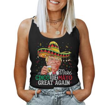 Make Cinco De Mayo Great Again Trump Women Tank Top | Mazezy