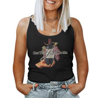 Classy Wine In Me Got That Josh In Me Women Women Tank Top - Seseable