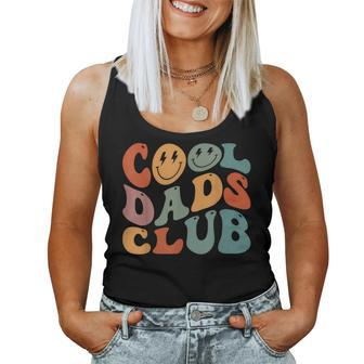 Cool Dads Club Retro Groovy Smile Dad Father's Day Women Tank Top - Monsterry UK