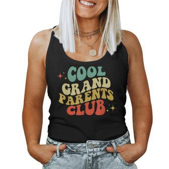 Cool Grandparent Club Vintage Grandpa Grandma Family Women Tank Top - Thegiftio UK