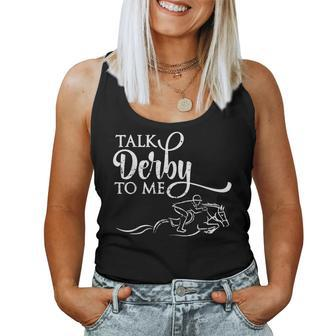 Cool Horse Racing Derby Race Owner Lover Women Tank Top - Seseable