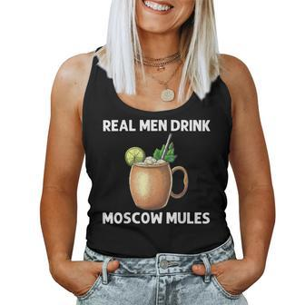 Cool Moscow Mule For Dad Vodka Cocktail Bartender Women Tank Top - Monsterry CA
