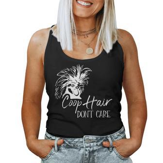 Coop Hair Don't Care Farm Animal Hen Chicken Lover Women Tank Top | Mazezy DE