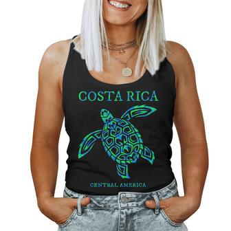 Costa Rica Sea Turtle Retro Boy Girl Vacation Souvenir Women Tank Top - Thegiftio UK