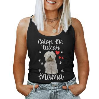 Coton De Tulear Mom Cute Puppy Dog Lovers Women Tank Top - Monsterry