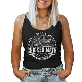 I Have A Couple Chickens Chicken Math Farmer Women Tank Top - Seseable