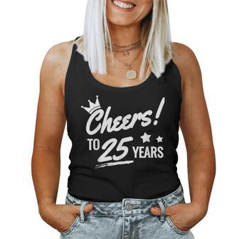Couple Cool 25Th Anniversary Husband Wife Work Women Tank Top - Monsterry