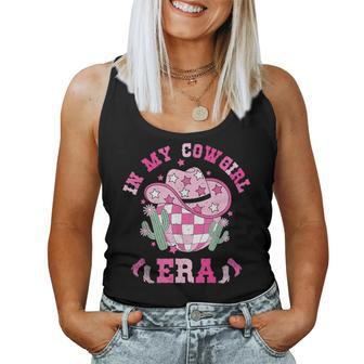 In My Cowgirl Era Girls Sister Cow Pink Girl Cowgirl Women Tank Top - Seseable