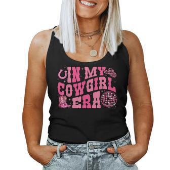 In My Cowgirl Era Groovy Cute Western Rodeo Cowgirl Women Tank Top - Thegiftio UK