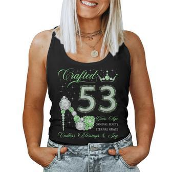 Crafted 53 Years Ago 53Rd Birthday 53 Years Old Woman Queen Women Tank Top | Mazezy