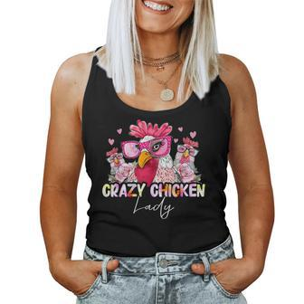 Crazy Chicken Lady Girls Chickens Lover Women Tank Top - Monsterry UK