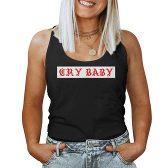 Cry Baby Soft Girl Aesthetic Clothes Egirl Soft Grunge Women Tank Top - Monsterry AU