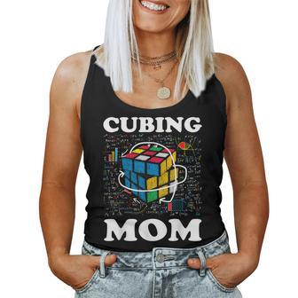Cubing Mom Speed Cubing Math Lovers Women Tank Top - Monsterry