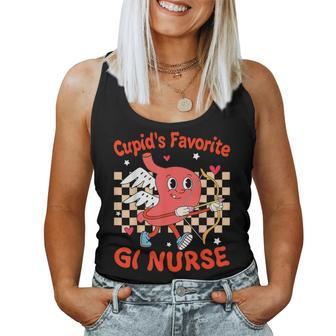 Cupid's Favorite Gi Nurse Stomach Endoscopy Valentines Day Women Tank Top | Mazezy
