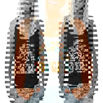 Cute 70S Girl Retro Groovy Hippie Outfit Girls Women Tank Top - Thegiftio UK
