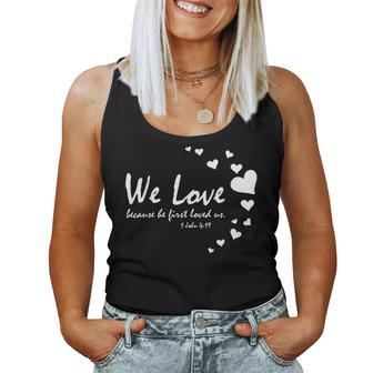 Cute Christian Valentines Bible Verse Women Tank Top - Monsterry CA