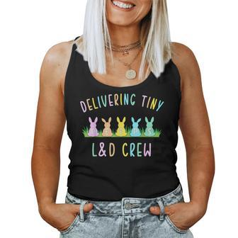 Cute Delivering Rabbits Labor And Delivery L&D Nurse Easter Women Tank Top | Mazezy