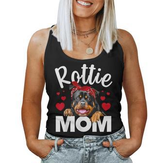 Cute Rottweiler For Mom Rottie Rottweiler Lover Women Tank Top - Monsterry AU