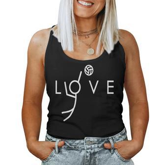 Cute Volleyball T For N Girls Spike Love Women Tank Top - Monsterry