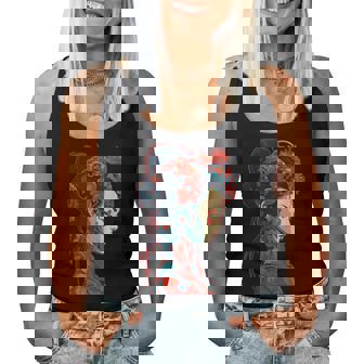 Cyberpunk Esthétique Samouraï Geisha Fille Masque Japonais Women Tank Top - Cadeauxyz