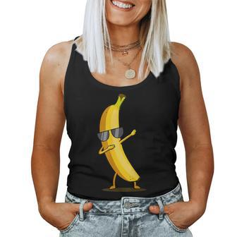 Dabbing Yellow Banana Dab Dancing Fruit Women Tank Top - Monsterry DE