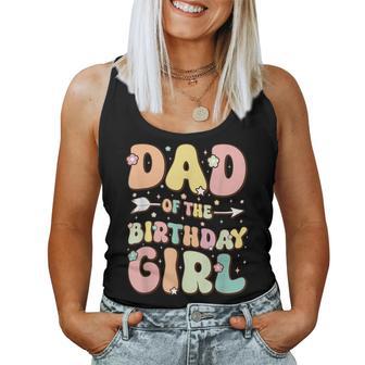 Dad Of The Birthday Girl Matching Family Birthday Women Tank Top - Monsterry UK