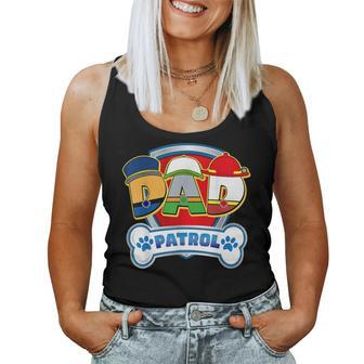 Dad And Mom Birthday Boy Dog Paw Family Decorations Party Women Tank Top - Seseable