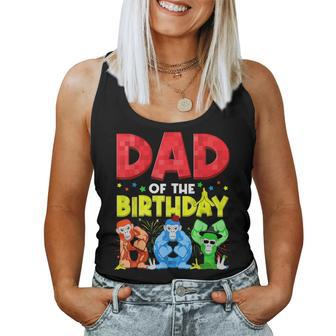 Dad And Mom Birthday Boy Gorilla Game Family Matching Women Tank Top - Monsterry DE