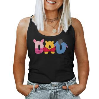 Dad And Mom Of The Birthday Girl Bear Family Matching Women Tank Top - Monsterry DE